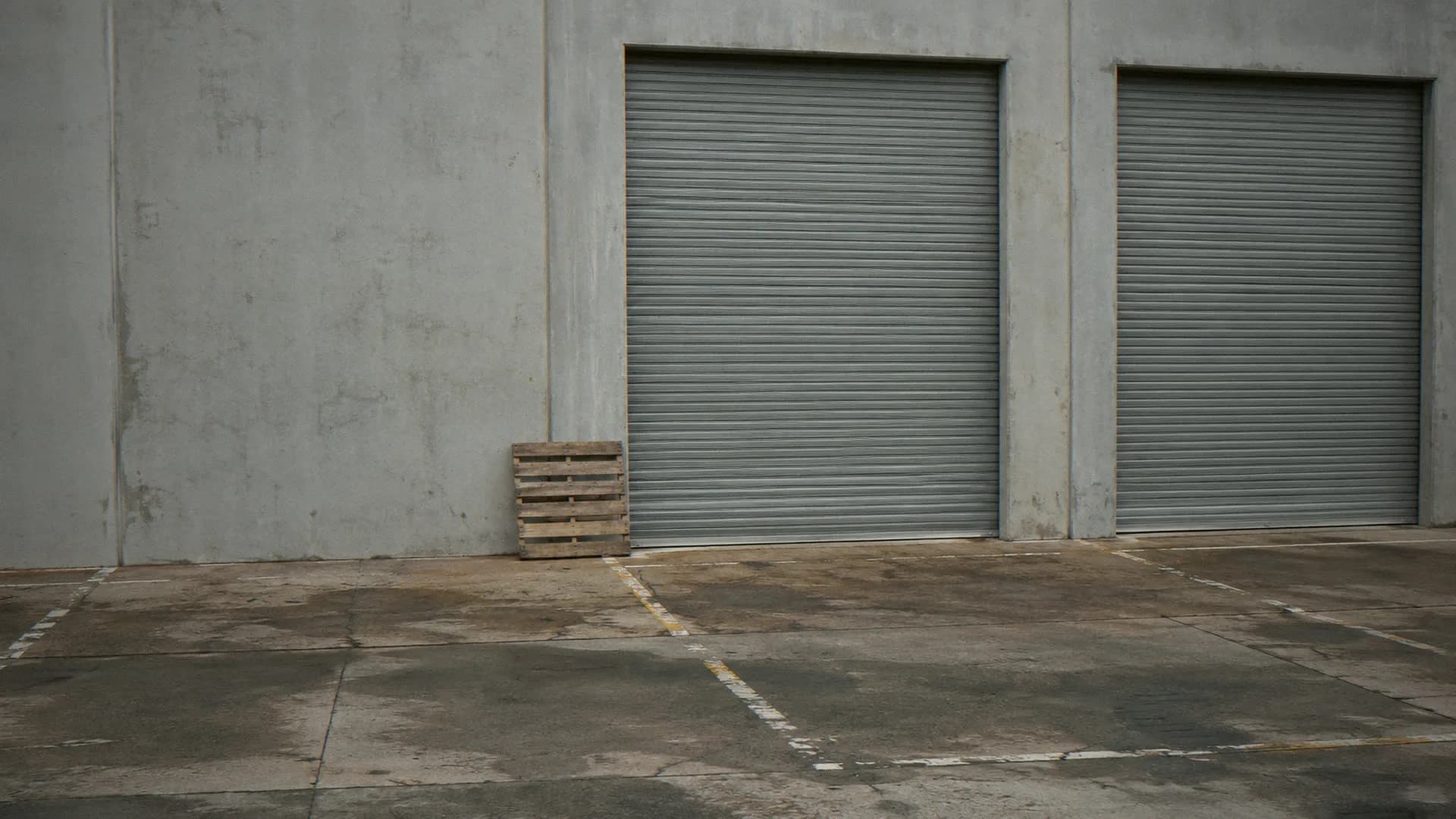 Industrial building exterior