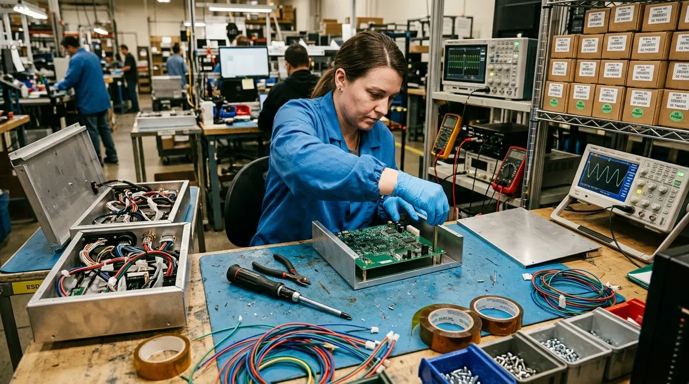 Box Build Assembly Guide: From PCBA to Finished Product — Integrating Electronics, Enclosures, and Testing