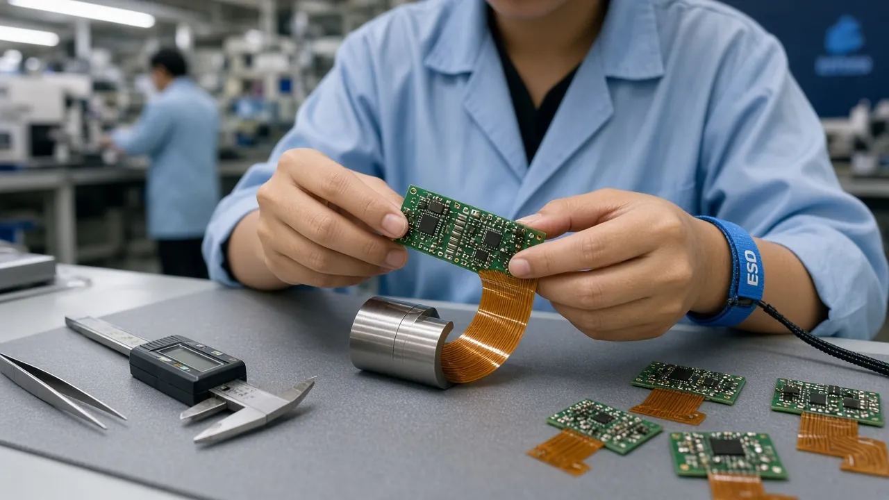 Flex and Rigid-Flex PCB Design Guide for Wearable Startups: Bend Radius, Stackups and 5 Field Mistakes